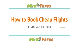 How to Book Cheap Flights