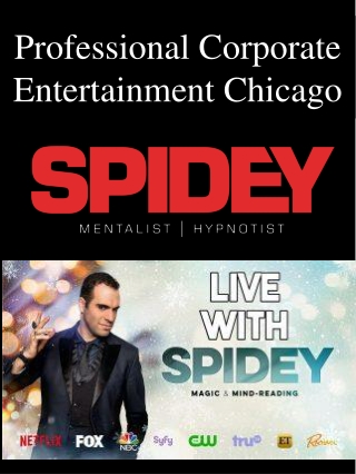 Professional Corporate Entertainment Chicago