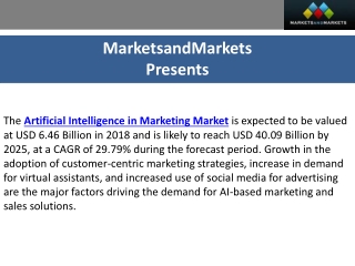 Artificial Intelligence in Marketing Market Demand and Forecast 2025