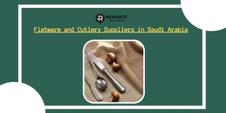 Flatware and Cutlery Suppliers in Saudi Arabia