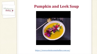 Pumpkin and Leek Soup