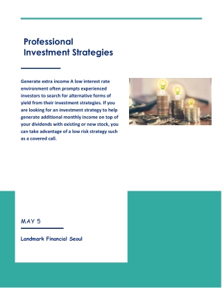 The Most Effective Investing Methods