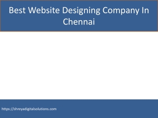 Best Website Designing Company In Chennai