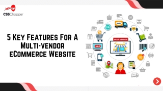 5 Key Features For A Multi-vendor eCommerce Website