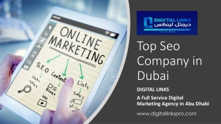 Top Seo Company in Dubai