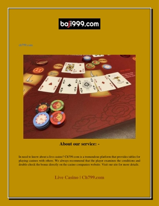 Live Casino  Ch799