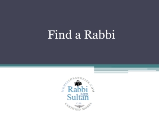 Find a Rabbi - Mohel Los Angeles
