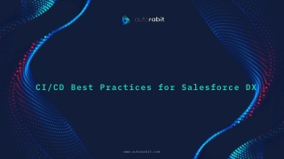 CI/CD Best Practices for Salesforce DX