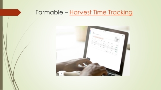 Farmable - Harvest Time Tracking