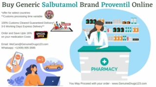 What is a Salbutamol used for