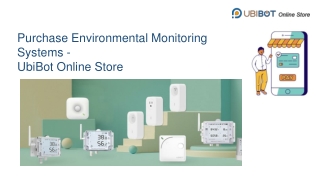 Purchase Environmental Monitoring Systems | UbiBot Online Store