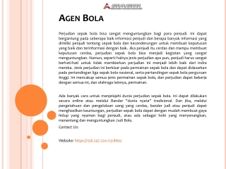 Agen Bola