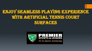 Artificial Tennis Court Surfaces