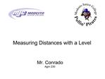 Measuring Distances with a Level