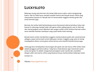 Luckysloto
