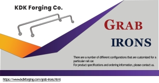 Get The Most Affordable And Quality Grab Irons for Your Need - Purchase It from KDK Forging Co.