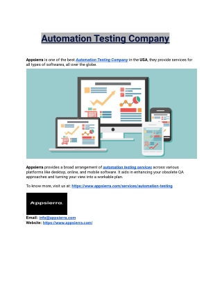 Automation Testing Company