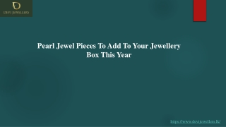 Pearl Jewel Pieces To Add To Your Jewellery Box This Year