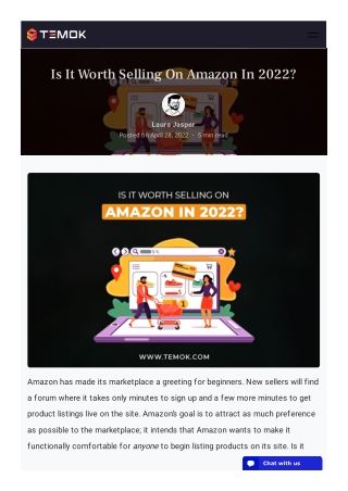 Is It Worth Selling On Amazon In 2022