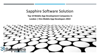 Top 10 Mobile App Development Companies in London-Hire Mobile App Developers 2022