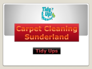 Carpet Cleaning Sunderland