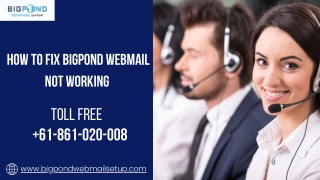 How to fix bigpond webmail not working (08) 6102 0008