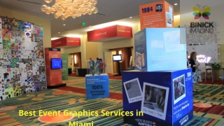 Best Event Graphics Services in Miami
