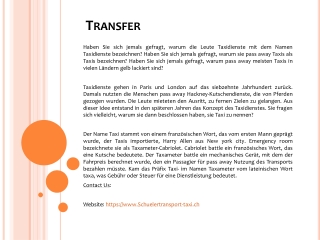 Transfer