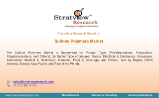 Sulfone Polymers Market Size, Share, Trend, Forecast, & Industry Analysis