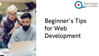 Beginner's Tips for Web Development  QServices