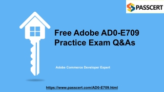 2022 Update Adobe Commerce Developer AD0-E709 Real Dumps