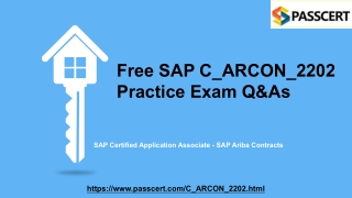 SAP Ariba Contracts C_ARCON_2202 Dumps