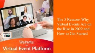 Best reasons of why virtual events Are on the Rise in 2022