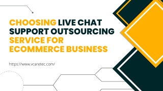 Choosing live chat support outsourcing service for ecommerce business