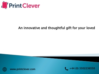 An innovative and thoughtful gift for your loved