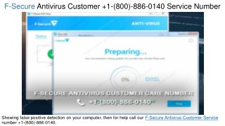 F-Secure Antivirus Customer  1-(800)-886-0140 Service Number