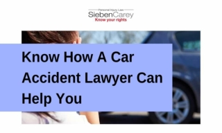 Know How A Car Accident Lawyer Can Help You