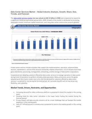 Data Center Services Market