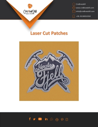 High Quality & Unique Laser Cut Patches | Cre8iveSkill