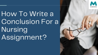 How To Write a Conclusion For a Nursing Assignment