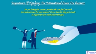 international loans for business