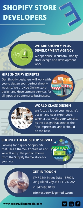 Shopify Store Developers - Expert Village Media Technologies