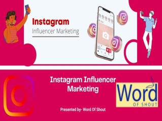 Instagram Influencer Marketing - Word of Shout