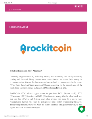 How to Find Rockitcoin ATM Near me? - Rockitcoin ATM