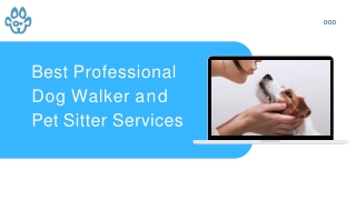 Best Professional Dog Walker and Pet Sitter Services