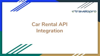 Car Rental API Integration