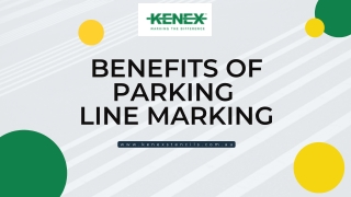Benefits of Parking Lot Line Marking - Kenex Stencils