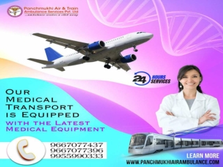 Get Now Air Ambulance in Vellore and Pune with High-Class Medical Team by Panchmukhi