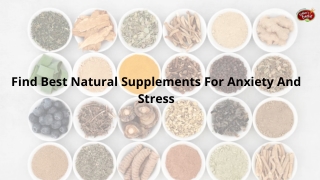 Natural Supplements For Anxiety And Stress | Nature's Basket