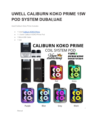 uwell caliburn koko dubai